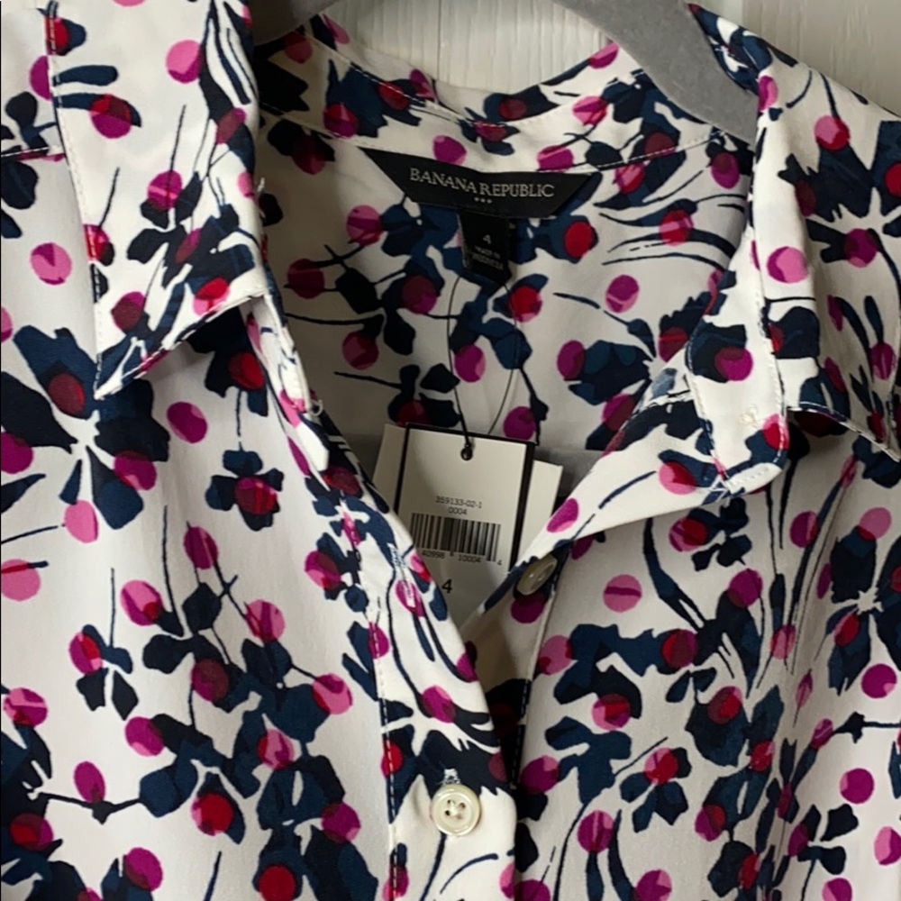 Collared button up with tie dress.